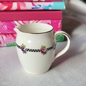 Foley China of England Floral Creamer with Gold Trim